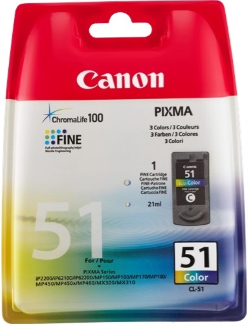 CANON Cartuccia originale Canon CL-51 tricromia